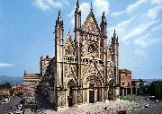 MAITANI, Lorenzo Facade of the Cathedral dh Germany oil painting reproduction